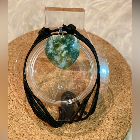 Moss Agate Necklace - Picture 3 of 4